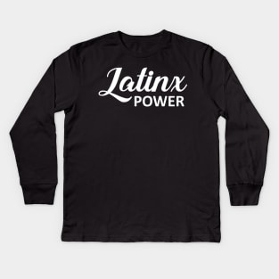 Latinx Power Kids Long Sleeve T-Shirt